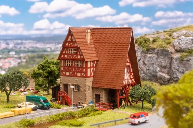 Faller 232134 Aumühle mit Mühlrad 