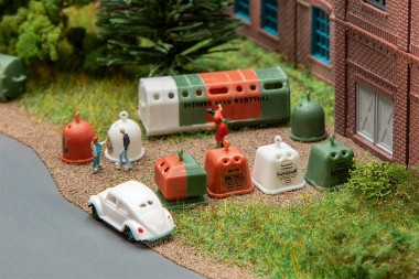 Faller 272567 Wertstoffcontainer-Set 