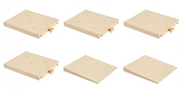 Faller 330909 Bahnsteigplatten, 6 St. 