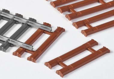 Weinert 74027 2 Stahlschwellen mit Aussparungen 8 Stk 