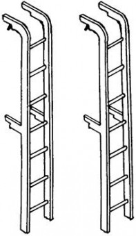 Weinert 8706 Leitern für Tenderrückwand 