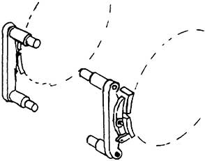 Weinert 8937 Paar Bremsen V 20 