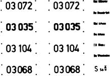 Weinert 9120 Beschriftungssatz f.BR 03 