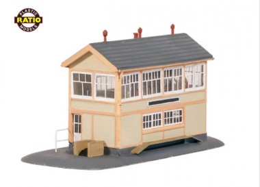 Peco 223 GWR-Stellwerk aus Holz  