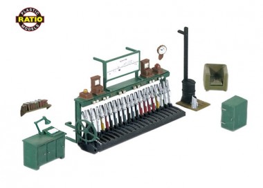 Peco 553 Stellwerk-Innenraum 