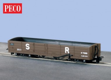 Peco GR-231 Drehgestell offener Waggon SR Livery Nr. 