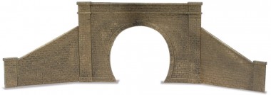 Peco LK-731 Tunnelmündungen und Wände, Einspurig, St 