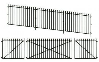 Peco LK-742 Rampenspeerzäune und -tore 