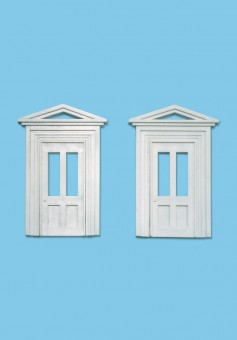 Peco LK-757 Türen + Rahmen  2 St.  