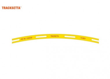Peco NT15 Schablone für 381 mm Radius 