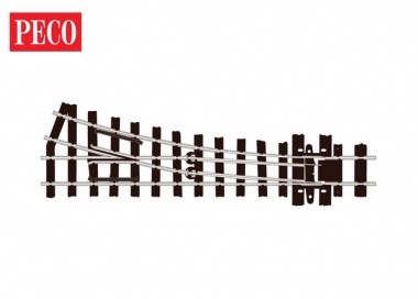 Peco SL-E491 Weiche rechts, kleiner Radius 