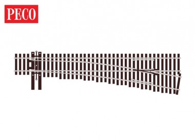 Peco SL-U8361 Unifrog-Weiche, 6. Radius, rechts  