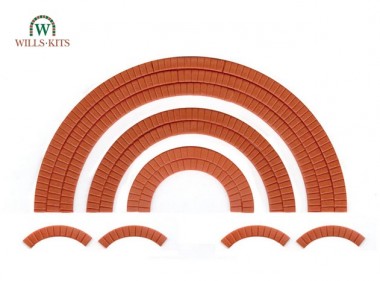 Peco SS55 Backsteinbogen-Overlays 