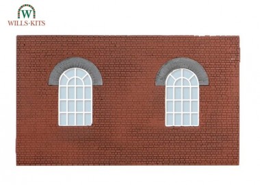 Peco SS71 Fenster mit rundem Oberteil 