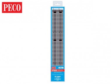 Peco ST-2001 Doppelt gerade (8er-Pack) 