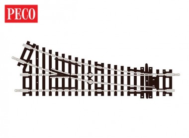 Peco ST-240 Weiche, 2. Radius, rechts 