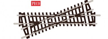 Peco ST-50 rechte Kreuzung, 22,5 1St 