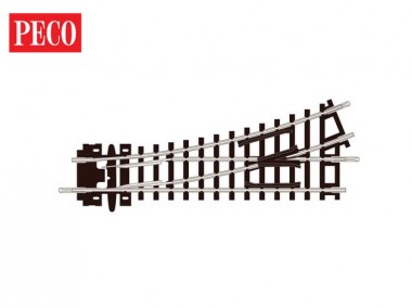 Peco ST-6 Weiche, 1. Radius, linke Hand 