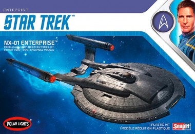 amt/mpc - PolarLights 593966 Polar Lights: Star Trek NX-01 Enterprise 