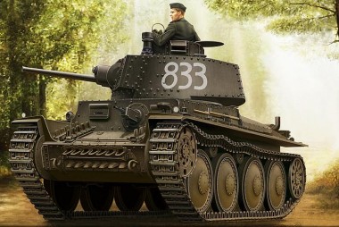 HobbyBoss 80136 Deutscher Panzer Kpfw. 38(t) Ausf. E/F 
