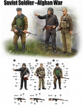 Trumpeter 750433 Sowjetische Soldaten in Afghanistan 
