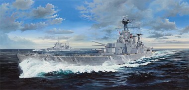 Trumpeter 753710 HMS Hood Battleship  03710 