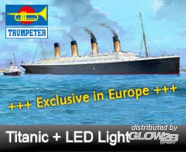 Trumpeter 753719 RMS Titanic +LED Lights 03719 