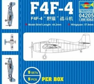 Trumpeter 754205 F4F-4  - 5er Set 