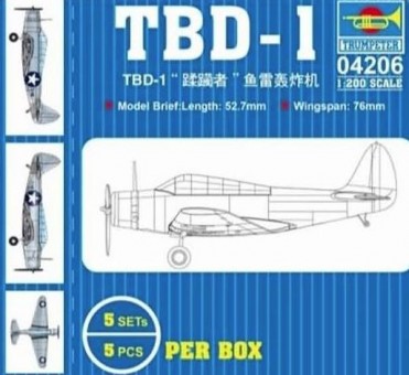 Trumpeter 754206 TBD-1  - 5er Set 