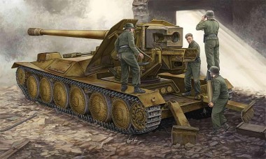 Trumpeter 755523 12,8 cm PAK 44 Waffenträger Krupp 1 