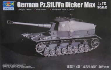 Trumpeter 757108 Deutscher Pz.Sfl.Iva Dicker Max 