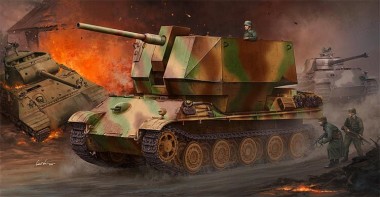 Trumpeter 759531 Flakpanzer mit 8,8 cm Flak 36/37 