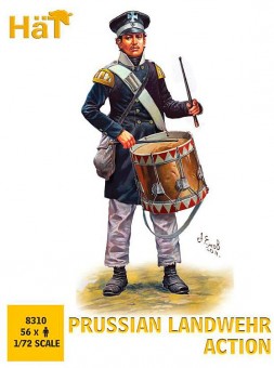 HäT - Hat Toy Soldiers 8310 Preußische Landwehr, in Aktion 
