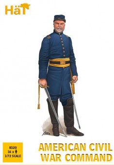 HäT - Hat Toy Soldiers 8320 Amerikanischer Bürgerkrieg, Kommando 
