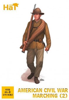 HäT - Hat Toy Soldiers 8332 Amerikanischer Bürgerkrieg, marschierend 