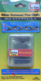 Master Tools 08008 Kette, 1,4 x 2,3 mm, 40 cm lang 