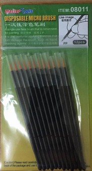 Master Tools 08011 Einwegpinsel, 12 Stück 