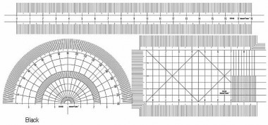 Master Tools 09940 0,05 mm Filmic Gauge Black 