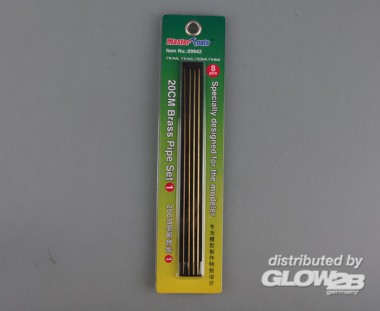 Master Tools 09942 20CM Brass Pipe / Messingrohr Set 1 