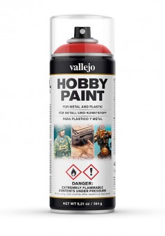 Vallejo 28016 Spray: Scharlachrot  400ml 