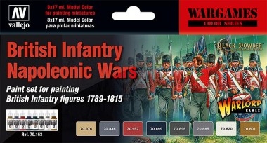 Vallejo 70163 Set: Britische Infanterie, 6 x 17 ml 