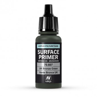 Vallejo 70607 Surface Primer: UK Bronze-Grün 17 ml 