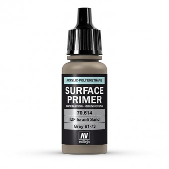 Vallejo 70614 Surface Primer: IDF Sand-Grau 61-73 17ml 