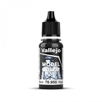Vallejo 70950 RAL9005 Signalschwarz matt, 17 ml 