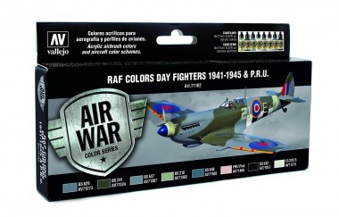 Vallejo 71162 Set: RAF Tagjäger, WWII, 8 x 17 ml 