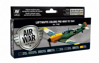 Vallejo 71165 Set: Luftwaffe bis 1941, 8 x 17 ml 