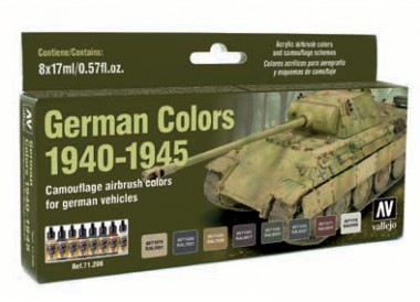 Vallejo 71206 Deutsche Farben 1940-1945, Militär 
