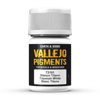 Vallejo 73101 Pigment - Titan-Weiß, 30 ml 