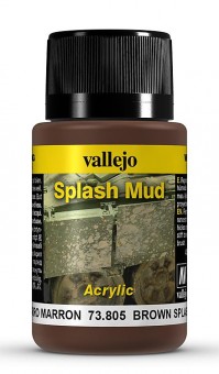 Vallejo 73805 Schlamm-Spritzer braun, 40 ml 