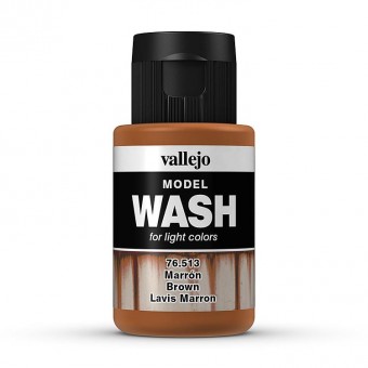Vallejo 76513 Braun, 35 ml - Model Wash 